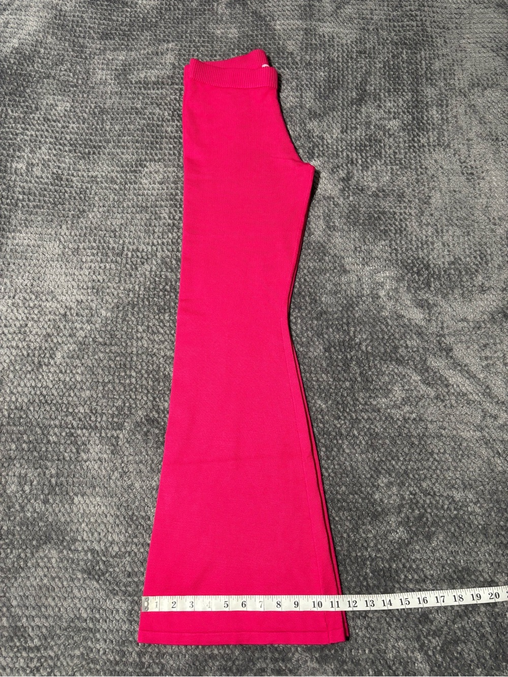 Juicy Couture Bright Pink Velour Hoodie & Flared Pants Set Size M - Picture 7 of 12